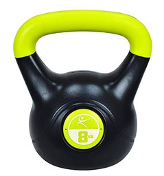 Sport Team Unisex's Lifefit - Pesa rusa de vinilo, color verde oscuro, 8 kg