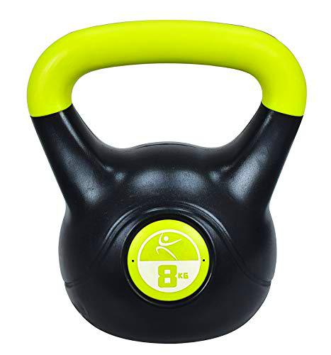 Sport Team Unisex's Lifefit - Pesa rusa de vinilo, color verde oscuro, 8 kg