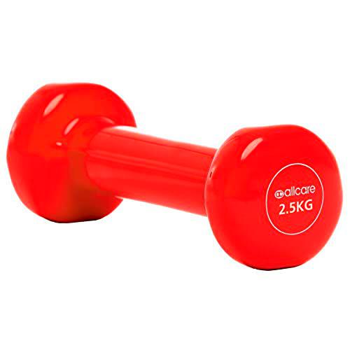 66fit Mancuernas de 0,5 kg - 7 kg (2,5 kg), color rojo