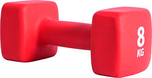 Pure 2 Improve Mancuerna de levantamiento de pesas recubierta de neopreno 8kg