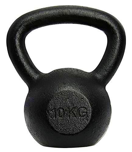 LIFEFIT Pesa rusa de acero, color negro, 10 kg