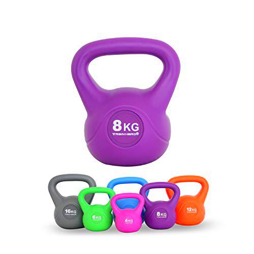 Train Hard Pesa rusa de plástico con relleno de cemento de colores