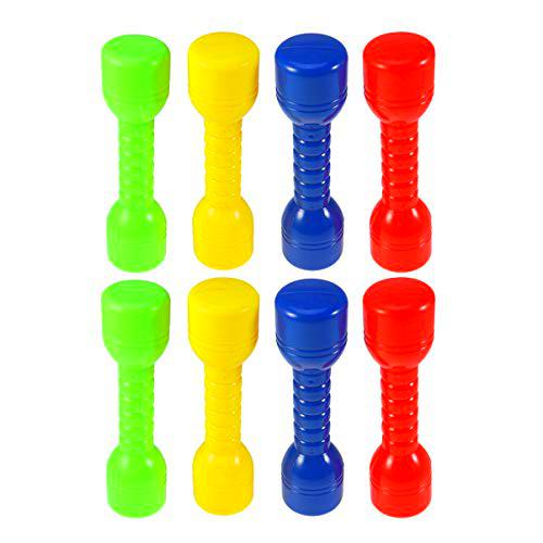 LIOOBO 8 Piezas de Mancuernas de Juguete para niños
