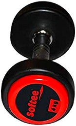 Softee - Mancuerna Pro-Sport Color Negro Talla 6 Kg