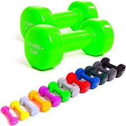 C.P.Sports Mancuernas Antideslizantes 0,5; 0,75; 1,0; 1,5; 2; 2,5; 3; 4; 5; 6; 8; 10 kg. Pesas Cortas